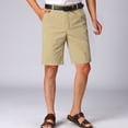 thumbnail image 2 of Diufon Men's Athletic Shorts Cotton Linen Drawstring Waisted Outdoor Sport Shorts Spring Summer Shorts with Pockets, 2 of 7