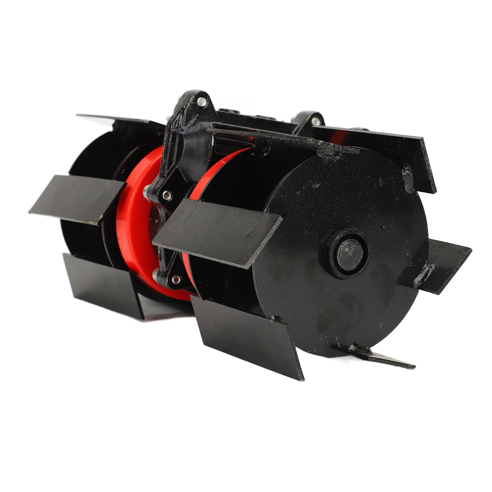 Weeding Deep Plowing Wheel, Universal 9 Tooth Aluminum Iron Tiller Cultivator Weeding Wheel for Weeder, 10cm Weeding Wheel Universal for Grass Mower Tiller Scarifier Accessory