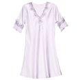 thumbnail image 5 of Robe d'Été pour Femmes 2024 Mode Grande Taille Manches Courtes Robe à Col en V Rabais de 50 % Liquidation!, 5 of 5