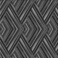 thumbnail image 1 of Ahgly Tapis d'Intérieur Lavable en Machine Carré Transitionnel Charbon Noir, 7 Pieds Carré, 1 of 7