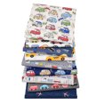 thumbnail image 1 of 9-Piece Car Theme Print Cotton Fabric Comfortable for DIY Sewing, 1 of 9