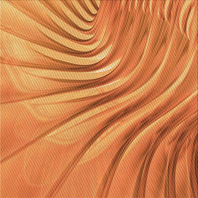 Ahgly Company Tapis d'Intérieur Lavable à la Machine, Carré, Transitionnel, Orange Rouge Orange, Tapis de Zone, 7 Pieds Carré