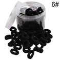 thumbnail image 2 of 100PCS Kids Ponytail Holders Solid Color Hair Ties Elastic Hair Bands with Box, 2 of 10