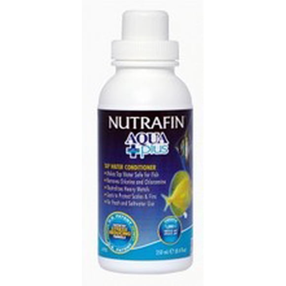 Nutrafin Aqua Plus Conditionneur d'Eau du Robinet pour Aquariums 250 ml