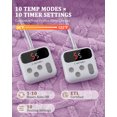 thumbnail image 3 of Electric Heated Throw Blanket - 10 Adjustable Heat Levels, 10-Hour Timer, ETL Certified, Portable, Washable, Fast Heating - 50x60 inches, 3 of 6