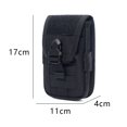 thumbnail image 2 of Tactical Phone Belt Pouch Security Pack Carry Accessory Kit Waist Bag Case Cellphone Holster, 2 of 5