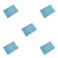 thumbnail image 1 of Decodeary Durable Pouch For Organizing Documents In Office Portable Zippered Pouch Sky Blue 5Set, 1 of 6