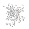 thumbnail image 2 of 100 Pcs Dos de Boucles d'Oreilles en Plastique Transparent (Blanc), 2 of 8