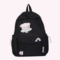 thumbnail image 5 of AMERTEER Sac à Dos Mode Simple Sac d'École Sac à Livres Multi-Poches Mignon pour Fille (Blanc), 5 of 5