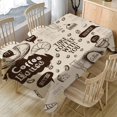 thumbnail image 1 of Housse de Table Imperméable Sans Plis Motif Lin Imprimé Vintage Polyvalent pour la Maison, 1 of 13