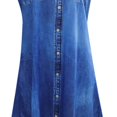 thumbnail image 4 of zanvin Robes d'Été pour Femmes Hauts pour Femmes Manches Courtes Fente Latérale T-Shirt Décontracté Robe Courte de Fête WH/L, 4 of 4