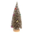 thumbnail image 2 of Yinanstore Tabletop Artificial Christmas Tree Christmas Gift Art Crafts Decorative Mini Christmas Tree Desktop Xmas Tree for Shelf Table Dark Gold 15cm, 2 of 8