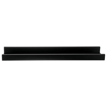 Kiera Grace Edge Picture Frame Floating Ledge, 23 x 4 inches, Black