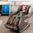 thumbnail image 2 of Costway Therapy22 Fauteuil de Massage Corps Entier, Fauteuil Inclinable Électrique à Gravité Zéro avec Coussin d'Air, Roulettes, Chauffage, Détection d'Épaule, Étirement Thaï, Haut-Parleur Sans Fil, Écran Tactile, 2 of 10