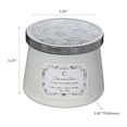 thumbnail image 2 of Christmas 10.5Oz Taper Candle Peppermint Bark, 2 of 3