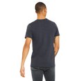 thumbnail image 2 of Bella Canvas Mens CVC Jersey Tee, 3XL, Heather Midnight Navy, 2 of 3