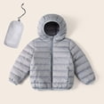thumbnail image 2 of Tranfacy Kids Packable Hooded Puffer Jacket for 2-14 Years Lightweight Zipper Pocket with Storage Bag, 2 of 6