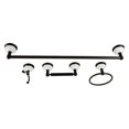 thumbnail image 1 of Kingston Brass BAK1111478MB 2.75 in. Victorian Bathroom Accessory Set, Matte Black - 4 Piece, 1 of 1