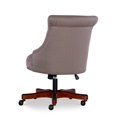 thumbnail image 4 of Linon Sinclair Chaise de Bureau Rembourrée en Bois, Gris Dauphin, 4 of 8