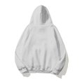 thumbnail image 5 of 2025 Mode pour Femmes Couleur Unie Fermeture Éclair devant Chandails à Capuchon Manches Longues Décontracté O Long Chandails à Capuchon Col Robe Chandail, 5 of 5