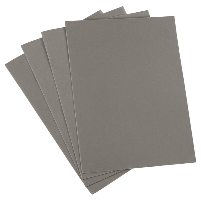 Uxcell Patchs en Velours Autocollants Patchs de Réparation Gris 4 Pcs