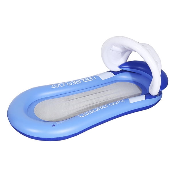 Langgg Hamac Flottant Gonflable pour Piscine, Fauteuil Inclinable Flottant de Plage, Chaise Flottante pour Voyage Plage Langgg Hamac Flottant Gonflable pour Piscine, Fauteuil Inclinable Flottant de Plage, Chaise Flottante pour Voyage Plage