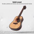 thumbnail image 4 of Miniature Modèle de Guitare en Bois, Enduit Mini Instrument de Musique Haute Simulation avec Support et Étui pour la Maison, 4 of 8
