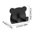 thumbnail image 3 of YIMWNYI Bathroom Non-Perforated Shaver Rack with Power Plug Hook, Wall-Mounted Adhesive Storage Organizer for Hats, Bags, and Small Items, Space-Saving, Easy Installation, 3 of 6