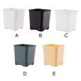 thumbnail image 3 of Xingzhi Flowerpot Nursery Pot Plant Pots Planter Plastic Space Saving Square Shatterproof Stackable Garden Office Window Accessory Transparent, 3 of 9