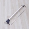 thumbnail image 2 of Tringle de Garde-Robe Rétractable en Acier Inoxydable Porte-Vêtements Porte-Serviettes Tringle de Placard (Type Simplifié, Argent, 250mm), 2 of 6