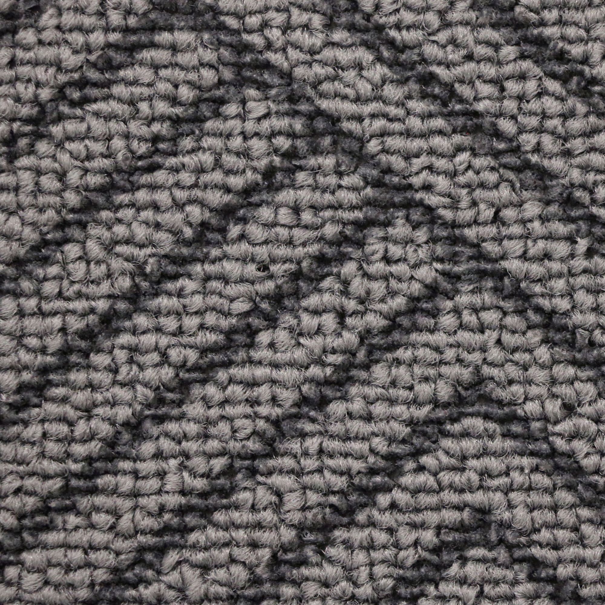 Stepguard Carrara 2x4 Indoor/Outdoor Doormat, Heavy-Duty Scraper, Non-Slip Vinyl Backing, Water-Resistant, Basketweave Grey, Entryway, Garage, Mudroom, Patio