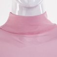 thumbnail image 3 of Haut pour Femmes Col Montant Chemise Transparente Ajustée en Maille Mode Sauvage, 3 of 7