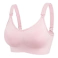 thumbnail image 2 of LSLJS Ladies Comfortable Breathable No Steel Ring Front Buckle Breastfeeding Bra Woman Underwear, 2 of 9