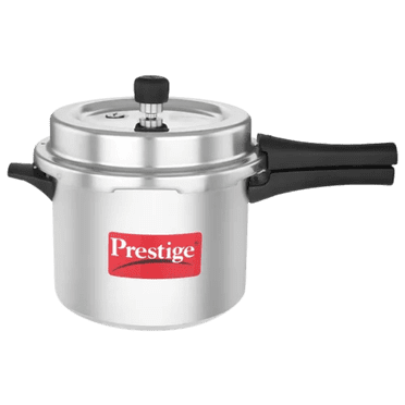 Prestige Popular Plus Svachh Virgin Aluminium Pressure Cooker (5L, Silver)