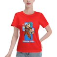 thumbnail image 1 of T-Shirt Basique à Manches Courtes pour Femmes Super Saiyan, 1 of 6