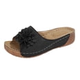 thumbnail image 1 of DXOUPM Ladies Sandal for Beach Flower Decoration Casual Open Toe Womens Sandals Daily Wear, 1 of 3
