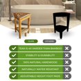 thumbnail image 5 of EcoDecors Oasis Shower Stool, Natural, 5 of 5