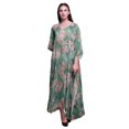 thumbnail image 1 of Bimba Kaftan de Plage Floral, Paréo de Bikini, Robe Maxi pour Femmes, Long Caftan-S-L, 1 of 5