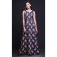 thumbnail image 3 of Bimba Robe Longue Maxi à Imprimé Floral pour Femme, Col Rond, Robe de Soirée - Moyen, 3 of 6