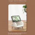 thumbnail image 2 of Janpim Wireless Charger for IOS Android Phone 15w Fast Charge Sofa Chair Phone Holder Stand White, 2 of 5
