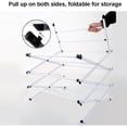 thumbnail image 2 of StarNight - Foldable Vertical Laundry Drying Rack, 23.6" x 13.75" x 41.3", White, 2 of 5