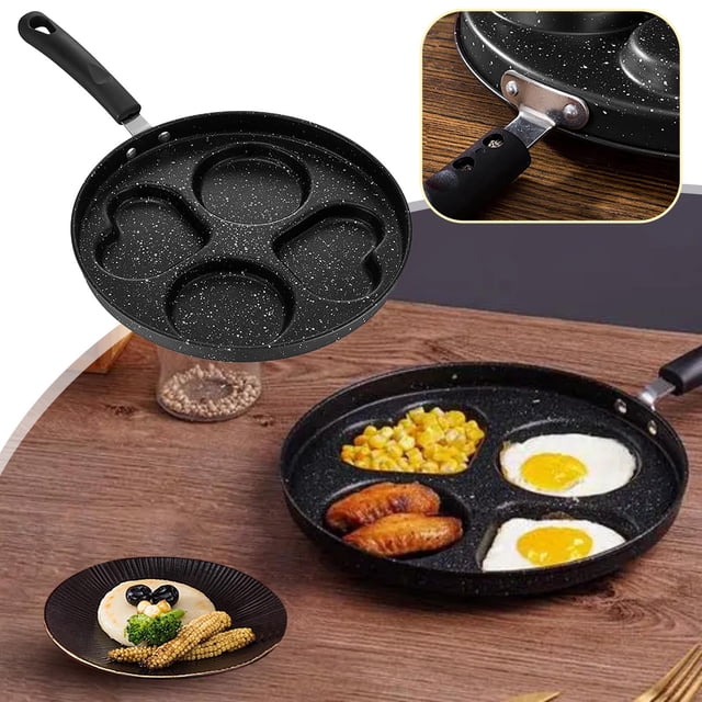 Non-Stick Fry Pan for Breakfast Eggs Pancakes Aluminum Hamburger Pan Easy Release Durable Nonstick Cookware