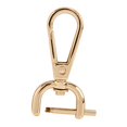 thumbnail image 4 of Clips Detachable Swivel Snap Hooks Swivel Lobster Clasps for DIY Jewelry 16mm Gold, 4 of 9