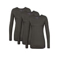 thumbnail image 1 of Sivvan Lot de 3 T-Shirts à Manches Longues Confort pour Femmes / T-Shirt sous-Blouse, 1 of 7