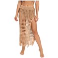 thumbnail image 1 of Skirts for Women Trendy Ruched Asymmetrical Drawstring Slim Fit Midi Skirt Stretchy Split Club Skirts, 1 of 4