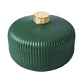thumbnail image 1 of Small Plastic Storage Containers Plastic Divided Snack Box with Cover, Snack Fruit Tray, Food Storage Lunch Box, Removable and Washable Round Four Compartment, 1 of 7