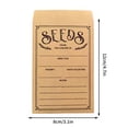 thumbnail image 3 of LSLJS 20pcs Kraft Paper Envelope Seed Envelope Bag Sample Bag Blank Kraft Paper Bag with Double Sided Adhesive, Home Accessories, 3 of 6