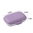 thumbnail image 3 of Boovnll Travel Organizer 1 Pack 8 Compartments Daily Case Small Box For Pocket Purse Portable Container Organizer, 3 of 6