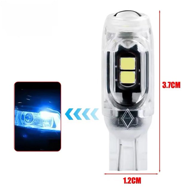 T10 LED Stroboscopique 3030 5SMD 5W5 Lampe Clignotante pour Moto Voiture Licence U4