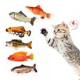 thumbnail image 1 of AMERTEER USB Rechargeable Electric Floppy Fish Cat Toy (lithium Battery  Capacity 150mAh), 1 of 4